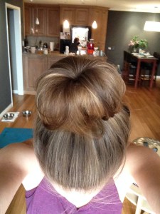 Sock bun: one of my proudest accomplishments of 2014